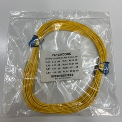 Dây Nhẩy Quang 1Gb 5M (17ft) LC UPC to LC UPC Duplex Singlemode PVC Yellow 9/125μm 2.0mm Fiber Optic Patch Cable