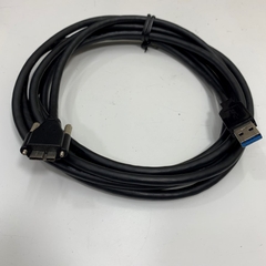 Cáp CBL-PD302MBS-2M Dài 2M 6.5ft USB3.0 AM-Micro B Screws Locking OD 5.6mm Machine Vision Cable JARGY in Taiwan