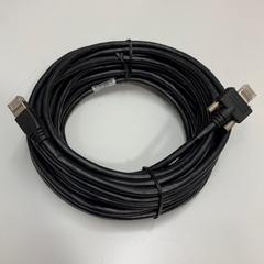 Cáp Mạng Công Nghiệp Cable GigE CAT5E S/FTP Screw Locking Horizontal RJ45 DrC Cable Dài 10M For Data Basler Camera
