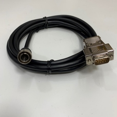 Cáp M12 12 Pin Connector Hirose HR10A-10TPA-12S(73) 12 Pin Male to DB9 Male Cable Dài 2M 6.5ft