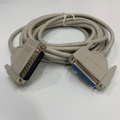 Cáp OEM MC-NF50GN DB25 Pin Male to Female Extension Cable 5M Straight Through Full 25 Core OD 6.4mm Grey For Computer/PLC/CNC/Laser