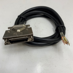 Cáp 1.6M 5.3ft DV0P4360 Panasonic MINAS A4P Series CN X5 Servo Driver I/O Control Cable Connector Molex MDR 36 Pin Male With Screw to 36 Core Ends 36 OD Ø 8.0mm Black
