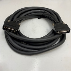 Cáp 7M 23ft 14B26-SZLB-700-0LC 7M CameraLink MDR 26 Position Plug Male to Male 28 AWG Cable Black For Industrial CameraLink