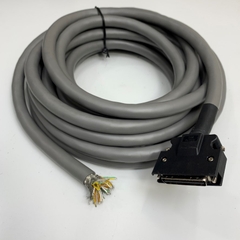 Cáp Điều Khiển Dài 1M 3.3ft A5 A6 Servo Driver X4 Interface IO Control Cable Shielded MDR 50 Pin Male to 50 Core (50 x 0.2mm² OD 14mm) DVOP4360 MR-J3CN1 For Yaskawa Panasonic Mitsubishi