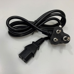 Dây Nguồn I-Sheng SP-81A IS-14 India IS16A3 Plug to IEC C13 Power Cord 10A 250V 18AWG H05VV-F 3x0.75mm² Cable OD 6.9mm in China length 1.5M