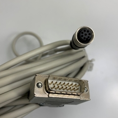 Cáp Điều Khiển Connector M12 8 Pin A-Code Female to DB15 Male Dài 20M 66ft Shielded Cable 4x2x0.14 mm² OD 6.5mm Gray For Siemens Simatic Industrial, Cognex Industrial Barcode Camera Reader