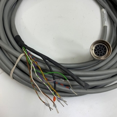 Cáp Điều Khiển SP-Guard 110000974-002-20M Dài 20M 66ft Connector M23 17 Pin Female Circular to 9 Core Terminal Block End Wire For Máy Bơm Hút Chân Không Leybold SP250 - SP630 Screwline Pumps