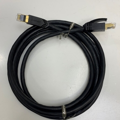 Cáp Mạng 3M 10ft 10 Gbit/s Ethernet Network CAT7 600MHz RJ45 S/FTP LSZH Shielded 4-Pair 26AWG Stranded Black AMPCOM Cable For industrial Ethernet Network LAN 10 Gigabit
