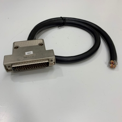 Cáp SCSI DB50 50 Pin Male 3 Row to 50 Wire Open End Dài 3M 10ft Shielded Cable 25PR 28AWG 50 Core x 0.15mm² OD 12mm For I/O Cables and Breakout Modules Industrial