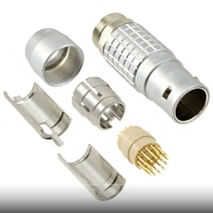 Rắc Hàn Cổng LEMO M12 Connector FGG 3B 20 Pin Male Gold