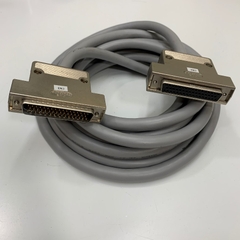 Cáp OEM L-COM CSMN50MF-15 Dài 5M 17ft Shielded Cable SCSI DB50 50 Pin Male to Female Three 3 Row 25PR 28AWG 50 Core x 0.125mm² OD 11mm