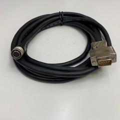 Cáp Hirose 12 Pin Female HR10A-10P-12S(73) to DB9 RS232 9 Pin Male Cable Dài 3M 10ft For Sony CCD Industrial Camera Module XC-ST50/50CE XC-ST30/30CE witch Monitor Camera Systems