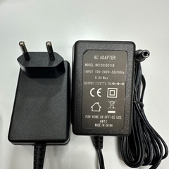 Adapter 12V 1.5A 18W AMTC EU Plug Connector Tip Size 5.5mm x 2.1mm For Network Switch, Camera Industrial Digital