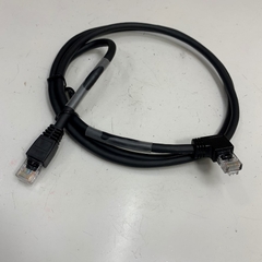 Cáp Mạng Công Nghiệp 1.4M CAT5E Ethernet Patch Cable UTP RJ45 LAN Cable E52853 LS Gigabit Network Cord 90 Degree Left Angled 350MHz 1Gbps For PLC Controller PC, Router, Modem, Printer, Xbox, PS4, PS3-10
