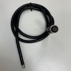 Cáp Điều Khiển Cognex CCBl-05-01 Dài 1 Meter 3.3ft Dataman Power & IO Cable 185-1231R Cable M12 A-Code 12 Pin Female to 12 Core Bare Wire Open End For Cognex Industrial Barcode Camera Reader