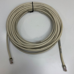 Cáp Điều Khiển Connector RJ12 6P6C 6 Pin jack Male to Male 24AWG Shielded PVC Grey 4x2x0.14 mm² OD 6.5mm Cable Dài 10M 33ft For Polycom Trio Expansion Microphones Studio Community