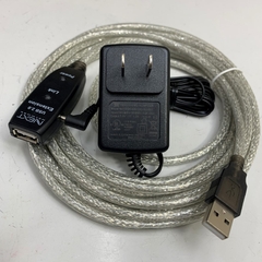 Cáp 5M 17ft NEXT-USB05 USB 2.0 Extension Cable USB A Male to USB A Female USB 2.0 Repeater / Extender Cable + Power Supply 5V