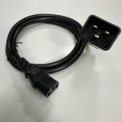 Dây Nguồn Máy Chủ 1.5M 5ft NINGBO AC Power Cord Cable Jumper Cord IEC C20 to C13 16A/10A 250V 16AWG 3x1.5mm² OD 8.0mm For Rack PDU UPS APC witch Server, Network Switch