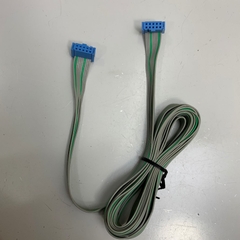 Cáp Dài 2M 6.5ft IDC 10 Pin Female to Female 10 Pin FC 2*5 Pitch 2.54mm Cable Flat Ribbon Data Rainbow Color For CMC CNC PLC LCD Screen Total Phase I/O Connection Line Cable