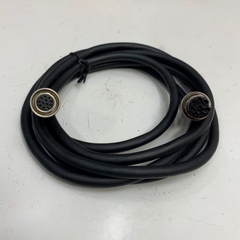 Cáp 2M 6.5ft Connector Plug Hirose 12 Pin Female HR10A-10P-12S(73) to Connector GX16 8 Pin Female Circular