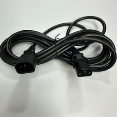 Dây Nguồn 4M 13.3ft HONGLIN AC Power Cord IEC-320 C13 to C14 10A 250V 18AWG 3x1.0mm² Cable For Rack PDU UPS APC witch Server, Network Switch