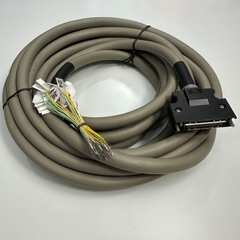 Cáp 5M 17ft Shielded Cable MR-J3CCN1CBL-5M SCSI Connector 3M 10350 MDR 50 Pin Male Pitch 1.27mm to 50 Core Hitachi E41447 Grey OD 13.0mm For Mitsubishi Servo CN1 Cable