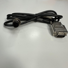 Cáp 0.8M 2.7ft Shielded Cable Connector APEX PLT-168-P-R 8 Pin Female Circular to DB9 Male For Signal Data Industrial Communication Cable