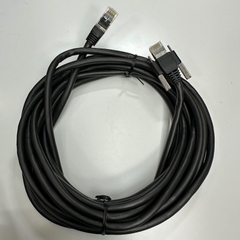 Cáp 5M 17ft Hàng Theo Thiết Bị OEM Thay Thế MV-ACG-RJ45s-RJ45-ST-5M GigE CAT6 S/STP PoE Power Ethernet RJ45 Screw Locking Cable Industrial Camera
