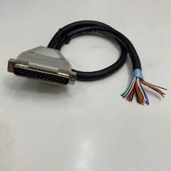 Cáp Điều Khiển Dài 0.6M 3ft I/O Control Board Data Connector DB37 37 Pin Male to Core Open End Cable ILSAN E211405 36 Core x 0.2mm² 24AWG