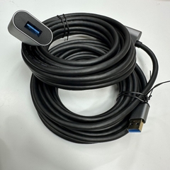 Cáp 10M 33ft UNITEK Extension Cable USB 3.0 Male to Female  with Power Adapter SuperSpeed 5Gbps For Industrial Camera, Hikrobot, Microscope Digital Camera USB3.0 Data Cable