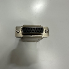 Đầu Jack Connfly D-Sub DB15 Female Connector Plug 3A 250V Solder Type Nickel Plated 15 Way + Plastic Hood Cover Gray For Industrial Servo Motor, Interface I/O Control, Data Signal and Power Cable