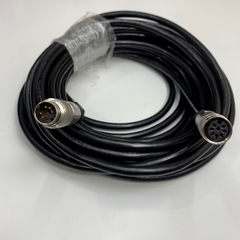 Cáp Điều Khiển Công Nghiệp Connector AISG 5 Pin DIN Male to 8 Pin Female AISG Extension Serial Straight Cable Dài 5M 17ft For Control Industrial Cable 300V RVVPS 3 x 0.75mm² + 1 x 2 x 0.75mm²