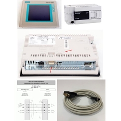 Cáp Lập Trình Siemens 6XV1440-2PH50 Cable RS422 Length 5M For Siemens SIMATIC Operator Interface Panel TD/OP to PLC Mitsubishi FX Series