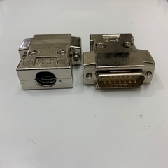 Bộ Rắc Hàn IDH-15 SAMWON IOLINK Jack Metal Connector DB15 Male Gold Plated Shell Kit 2 Rows 15 Pin Serial Port Socket D-Sub For Servo Encoder, Medical Máy X-quang Connector