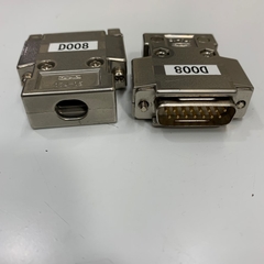 Bộ Rắc Hàn DDK 17J-15 DB15 Male Jack Metal Connector Gold Plated Shell Kit 2 Rows 15 Pin Serial For Servo Encoder, Medical Máy X-quang Connector