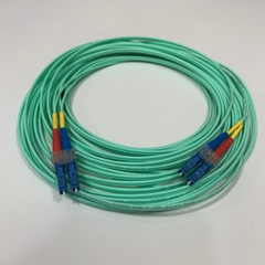 Dây Nhẩy Quang 10M (33ft) LC UPC to LC UPC Duplex OM3 Multimode PVC (OFNR) 2.0mm Fiber Optic Patch Cable