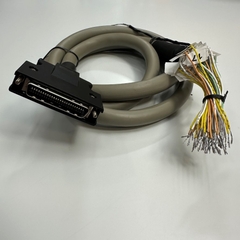 Cáp 1.5M 5ft I/O Signal Connector CN2 Harmonic Drive HA-800A Series Shielded Cable MDR 50 Pin Male to 50 Core Ends Hitach Cable 24AW OD Ø 13.5mm Grey