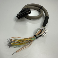 Cáp 0.5M 1.7ft Cable MR-J3CCN1CBL05M Connection CN1 Mitsubishi Servo J3 J4 JE-A Digital I/O Signal Terminal Block MDR 50 Pin Male to 50 Core Ends Hitachi E41447 26AWG OD Ø 13.0mm Grey