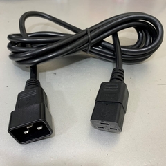 Dây Nguồn Cisco CAB-C19-CBN-08 8Ft Dài 2.5M Cabinet Jumper AC Power Cable C20 to C19 16A 250V 3x1.5mm² 14AWG H05VV-F Cable OD 8.5mm in China