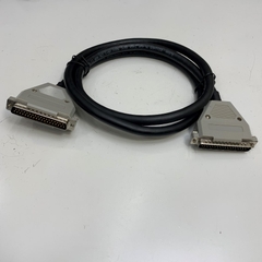 Cáp 1M 3.3ft OEM Thay Thế CA-3710 Cable DB37 37 Pin Male to Male Serial Shielded Cable 24AWG ILSAN E211405 OD Ø 11mm Black For ICP DAS CA-3710 Industrial Connection Card witch DN-37 I/O