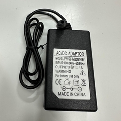 Adapter 24V 1A 24W PW-DL + ---C--- - Connector Tip Size 5.5mm x 2.5mm For Datalogic PW-CAB-1051 Matrix120 I/O Cable Power Supply 24V