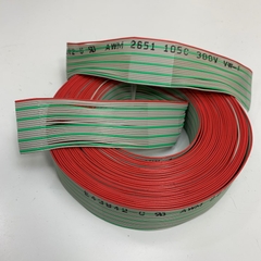 Cáp Bẹ Nhiều Mầu OKIFLEX IDC 26 Pin Flat Rainbow Ribbon Cable 26 Wire 1.27mm Pitch 26 Way Unscreened 33mm Width  E43842-G  AWM 2651 28AWG 105°C 300V VW-1 Length 1M