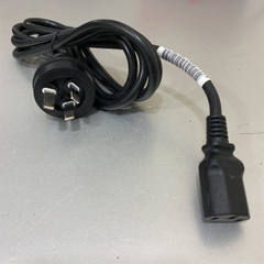 Dây Nguồn 3 Chân Dẹt Tam Giác Có Tiếp Địa I-SHENG SP-502B IS-14N AC Power Cord Australia & China GB2099 to C13 10A 250V 3Gx0.75mm² H05VV-F Cable OD 6.7mm Length 1.5M