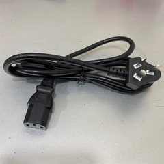 Dây Nguồn 3 Chân Dẹt Tam Giác Có Tiếp Địa HONGLIN HL-009 HL-010 AC Power Cord Australia & China GB2099 to C13 10A 250V 3Gx0.75mm² H05VV-F Cable OD 6.5mm Length 1.8M