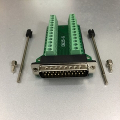 Rắc Cắm Mô Dun Bắt Vít Khối Connector DB25 D-SUB Male Plug 25-pin Port 2 Row Terminal Breakout PCB Board