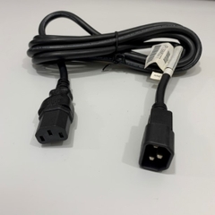 Dây Nguồn Máy Chủ IBM 39M5377 Longwell LS-60 LS-14 IEC320 C13 to C14 AC Power Cord PDU 250V 10A 18AWG 3x0.824mm² - 3x1.0mm² Cable OD 8.2mm Length 2.7M