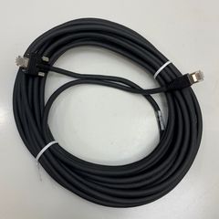 Cáp GigE-R10M Dài 10M 33ft Cable High Flex GigE CAT6 Ethernet RJ45 Screw Locking Cable AWM E35664-L STYLE 20276 VW-1 80C For Basler Cognex CCD GigE Industrial Vision Camera