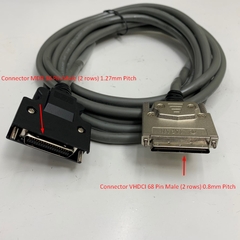 Cáp C6836-3TS AJINEXTEK Dài 3M 10ft Connector VHDCI 68 Pin Male to MDR 36 Pin Male Shielded Cable E97577 28AWG x 18P For AXT APC-EB36 witch AJINEXTEK Card Control