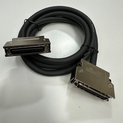 Cáp 1.5M 5ft MISUMI MWS-MDR50-HT50 SCSI Connector 3M 10350 MDR 50 Pin Male to Male Pitch 1.27mm Gold Plated Latch Clip Black OD 8.5mm Cable For Servo Drive I/O Signal Interface Terminal Block