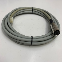 Cáp 4M 13.3ft Cable M16 3 Pin Female A-Code Screw Contacts 300V 7A to Molex 4 Pin Female Pitch 4.2mm Cable 4x1.0mm² 300V